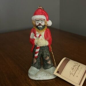 Vintage Flambro Emmett Kelly Jr. Clown Ornament